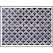 Hole punching wire mesh